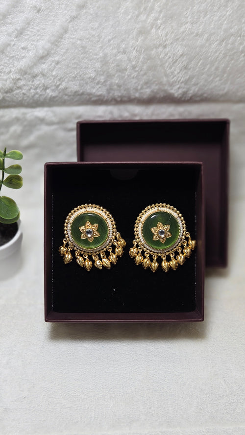 Regal Shine Big Pearl Earrings